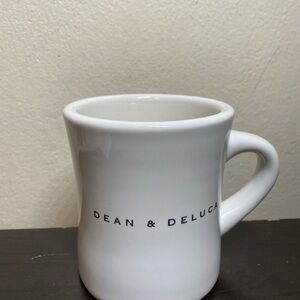 Dean & Deluca NY White Ceramic Coffee Mug